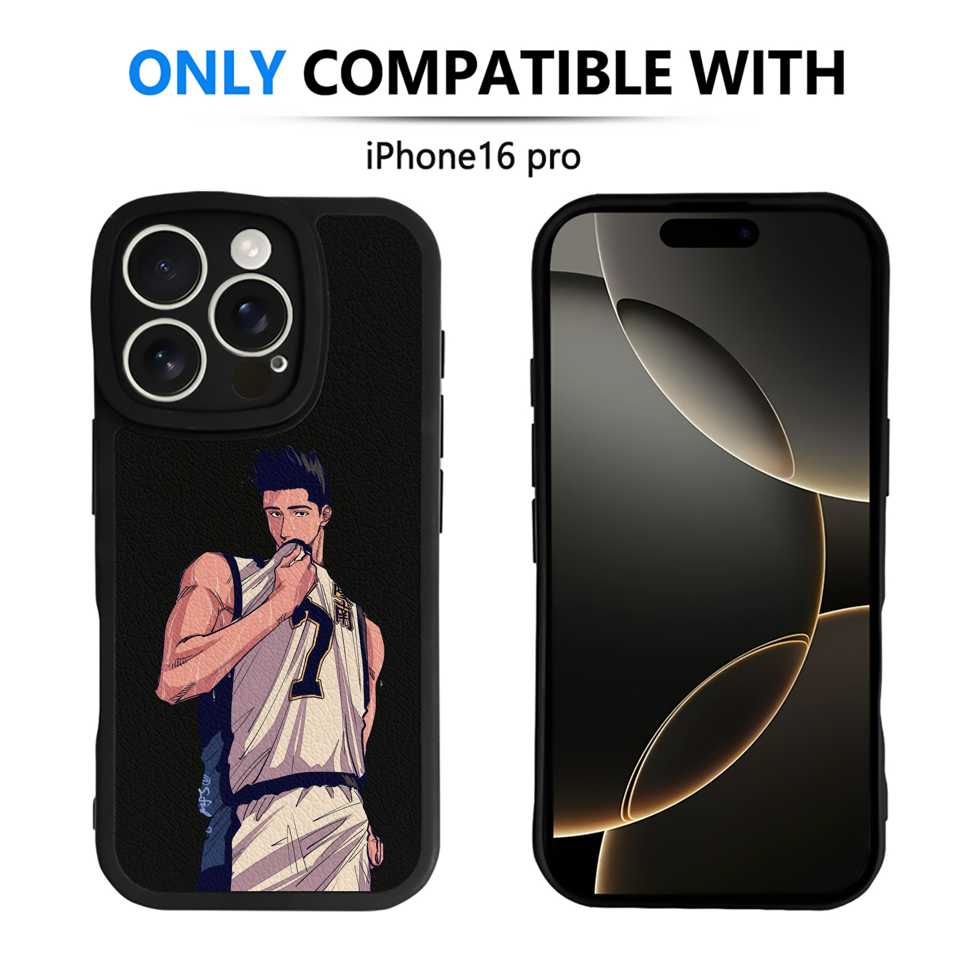 （画像用） SLAM DUNK／スラムダンク 【iPhone 16シリーズ対応】シリコンスマホケース（レザー調） 材質：シリコン